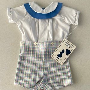 NWT Monday’s Child Boys Romper Size 18